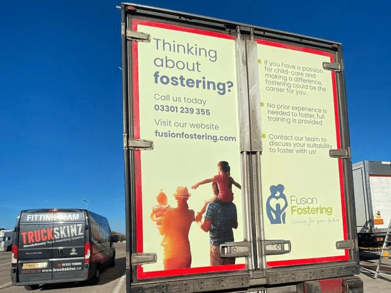 Fusion fostering Truck Advertising Campaign