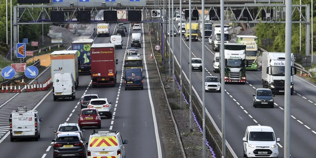 UK road traffic back at pre-Covid levels