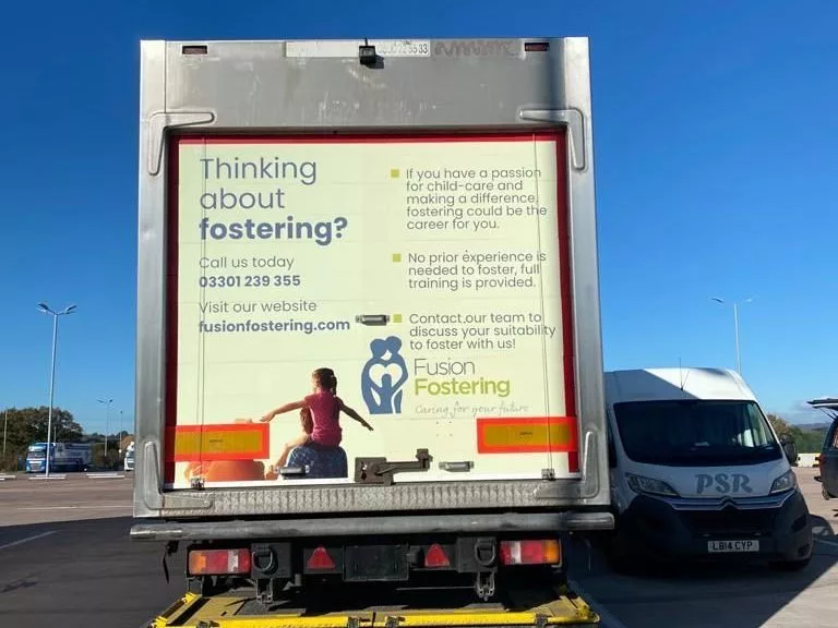 Fusion fostering Truck Advertising Campaign