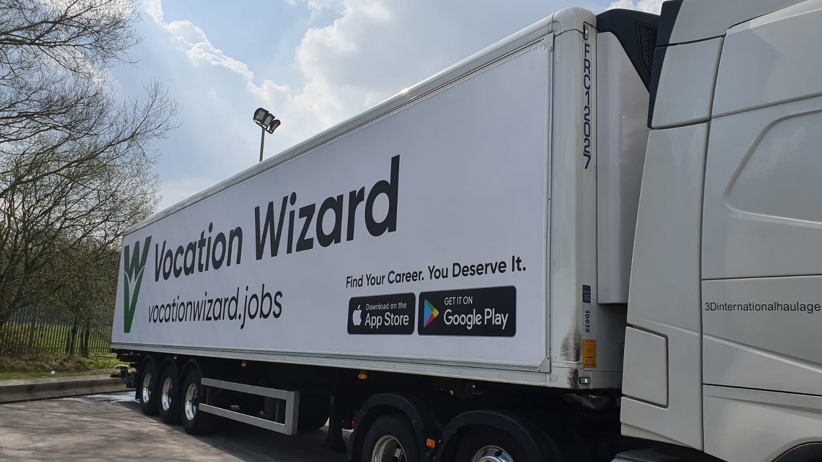 Vocation Wizard | Lorry graphics | Truck Wrap | Commercial truck and lorry signage